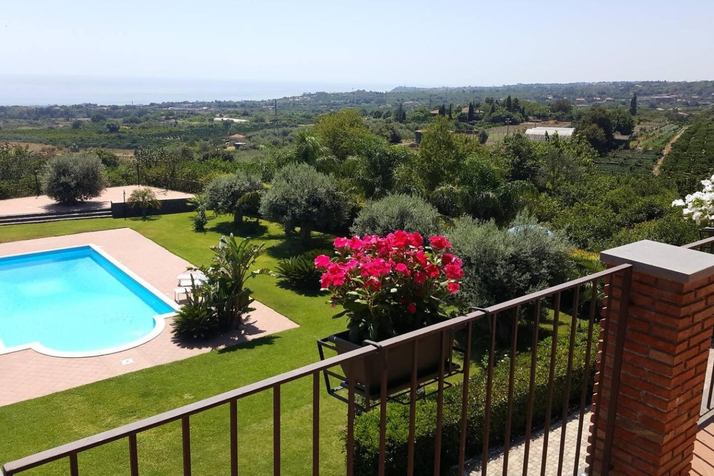 Villa Ginevra Santa Venerina Exterior foto