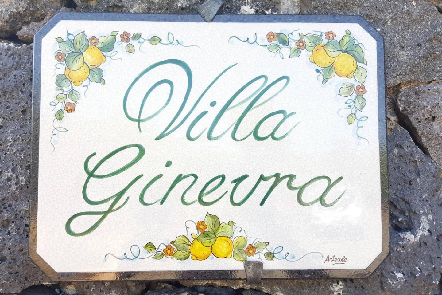 Villa Ginevra Santa Venerina Exterior foto